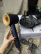 Професійний фен Super Hair Dryer 5в1 з іонізацією синій з золотим Стайлер Supersonic 1600Вт з 5 магнітними насадками 784 фото 2